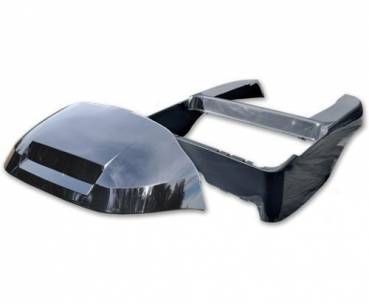 Black OEM Club Car Precedent Rear Body and Front Cowl (Years 2004-Up)
