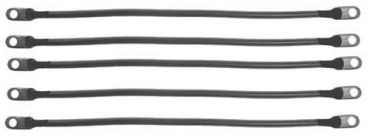 Club Car DS 48-Volt 4-Gauge Battery Cable Set (Years 1995-Up)
